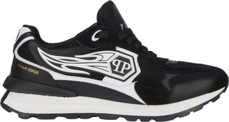 Philipp Plein Runner Titan Edge - Heren - Sneakers - Zwart - 44 EU - Leer - Schoenen