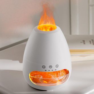OEM Difusor El&eacute;ctrico De Aceites Esenciales, Difusor Ultras&oacute;nico De Aromaterapia Con Luz, Efecto Llama Y Apagado Autom&aacute;tico Para Oficina, Sal&oacute;n Y Yoga - 1