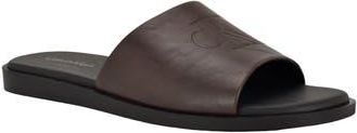 Calvin Klein Edenn Slide Sandal in Dark Brown at Nordstrom Rack, Size 10
