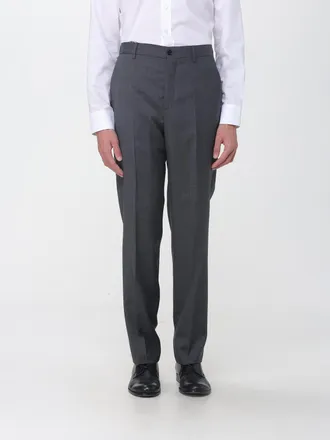 Etro Pleated Straight-Leg Wool Tailored Trousers