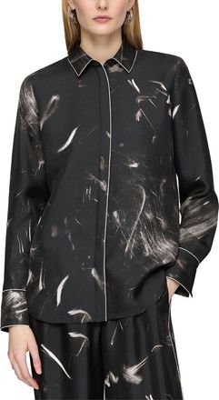 Lafayette 148 New York Petite Scottie Blouse
