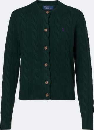 Polo Ralph Lauren Cable-knit wool and cashmere cardigan