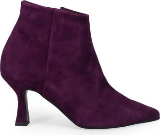 Sangiorgio Heeled Boots, female, Purple, Size: 9 US Elegant Purple Suede Ankle Boots