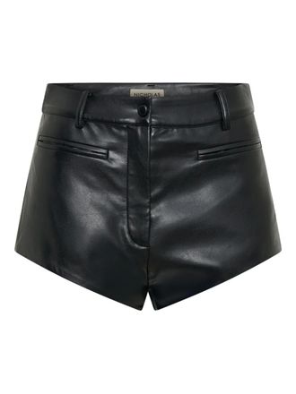 Nicholas Tala button shorts - women - Viscose/Polyurethane - 4 - Black