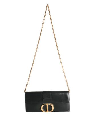 Dior Black Leather Montaigne 30 Clutch (Authentic Pre-Loved)