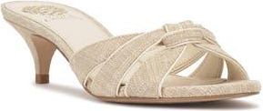 Vince Camuto Kaydyn Kitten Heel Sandal in Natural/Creamy White at Nordstrom Rack, Size 7.5