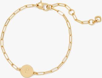 Kate Spade New York Initial P Chain Bracelet