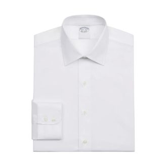 Brooks Brothers Regular Fit Non-Iron Katoenen Overhemd met Ainsley Kraag - Heren - Overhemden - Blauw - Maat: XS Katoen