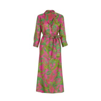 Carolina Herrera Dames, Jurken, Roze, Maat: S Zijde