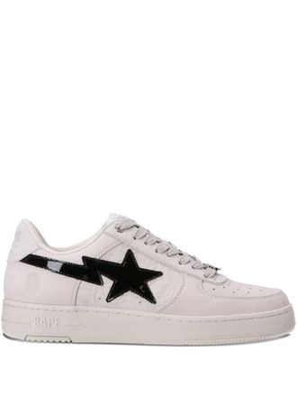 A Bathing Ape STA sneakers met logopatch - Wit