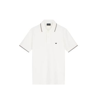 Emporio Armani Stripe-trim Polo Shirt