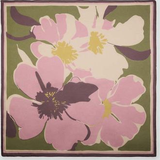 Mango Foulard stampa floreale rosa - Donna - Taglia unica - MANGO