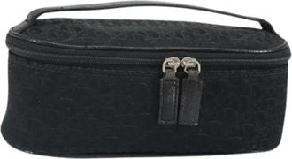 Dior Pre-owned Trotter Canvas Pouch - Dames - Vintage Handtas - Zwart - ONE Size - Vintage