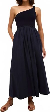 Marie Oliver Tobie Dress In Navy Blue