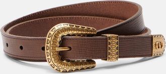 Valentino Garavani Cintura VLogo in pelle