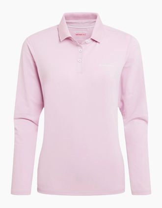 Craghoppers Womens Craghoppers Womens/Ladies Thornbury Nosilife Long-Sleeved Golf Polo Shirt - Pink - Size: 16