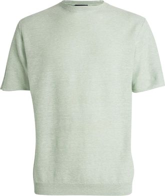 Sease Linen-Cotton T-shirt Size XL
