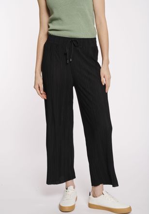 Hailys Schlupfhose HAILYS 3/4 P TR Lo44retta, Damen, Gr. XXL (44), N-Gr, schwarz, Web, Obermaterial: 65% Polyester, 35% Viskose, unifarben, kn&ouml;chellang, Hose