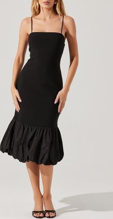 ASTR the Label Brittnea Mermaid Dress in Black at Nordstrom, Size Medium