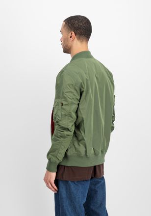 Alpha Industries Bomberjacke ALPHA INDUSTRIES MA-1 TT Light, Herren, Gr. XXL, gr&uuml;n (sage, gr&uuml;n), Obermaterial: 100% Nylon, Futter: 100% Nylon, Jacken Bomberjacke