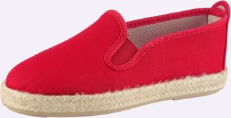 Casual Looks Slipper CASUAL LOOKS, Damen, Gr. 36, rot, Textil, Schuhe Slipper