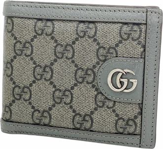 Gucci Gray Pvc Wallet (Bi-Fold) (Pre-Owned)