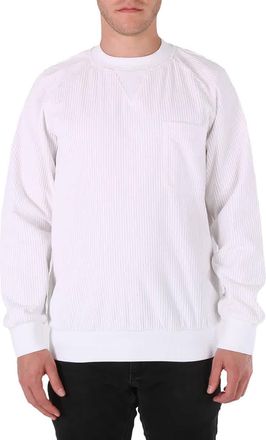 K-Way Kway Mens White Zahara Cotton Sweatshirt
