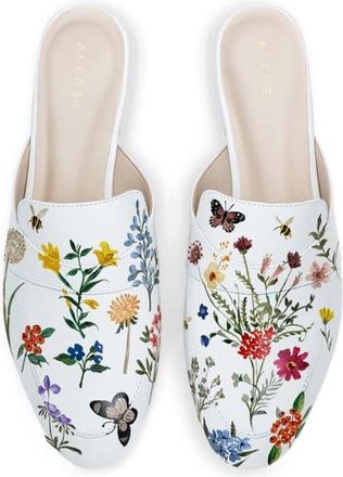 Alepel Pressed Flowers Mule at Nordstrom, Size 6