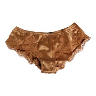 Dolce & Gabbana Dames, Ondergoed, Bruin, Maat: S Katoen