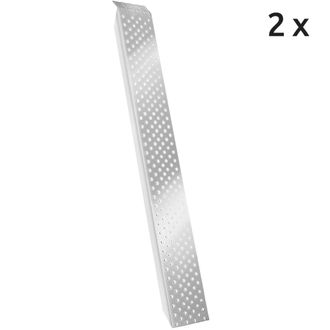 TecTake Set de 2 rampas de carga sven 400 kg de capacidad de carga y antidesl