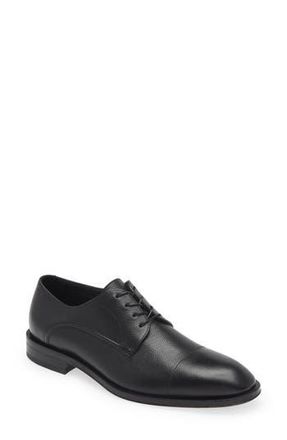 BOSS Derrek Cap Toe Derby in Blk at Nordstrom Rack, Size 7.5Us / 6.5Uk
