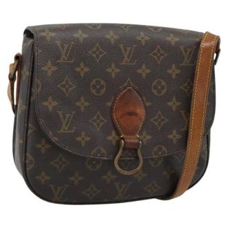 Louis Vuitton Pre-owned Saint Cloud Schoudertas - Dames - Pre-owned - Bruin - Maat: ONE Size Leer