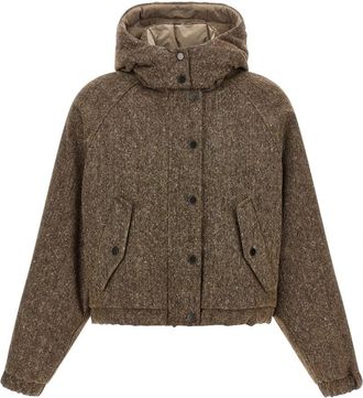 Brunello Cucinelli Jassen - Dames - Zomerjassen - Bruin - XS - Jassen