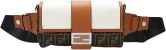 Fendi Pre-owned Belt Bags, female, Brown, Size: ONE SIZE Pre-owned Belt Bag Featuring Adjustable Strap and FF Pattern