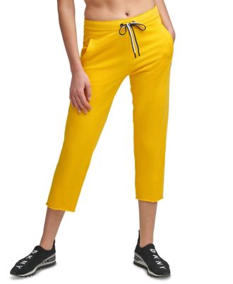 DKNY Activewear Drawstring-Waist Sweatpants In Sunglow