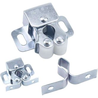 OEM 12 Cierrapuertas, Cierrapuertas, Cierres De Doble Rodillo Para Puertas De Muebles Con Bisagras, Cierre De Doble Rodillo Para Puertas De Armarios (plat