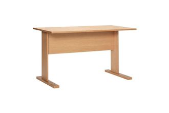 H&uuml;bsch Escritorio de madera beige