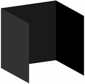 Regalos Miguel Packs Laterales Carpas Plegables - Pack 3 Laterales Lisos Para Carpas 2x2 Eco - Negro