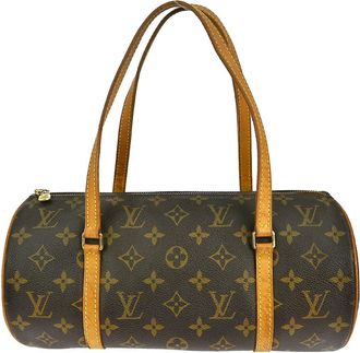 Louis Vuitton Papillon Handbag Monogram Canvas Brown Canvas Handbag (Pre-Owned)