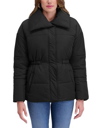 Kensie Crinkle Puffer Jacket