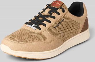 Bugatti Sneaker mit Logo-Detail Modell Victory in Beige, Gr&ouml;&szlig;e 40