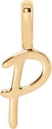 Made by Mary Script Initial Charm Gold Vermeil in Gold Vermeil Initial P at Nordstrom