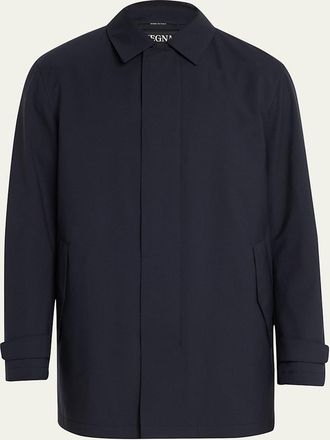 Ermenegildo Zegna Mens Trofeo Elements Car Coat