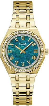 Guess Desire Crystal & Mother-of-Pearl Goldtone Bracelet Watch, 36mm at Nordstrom