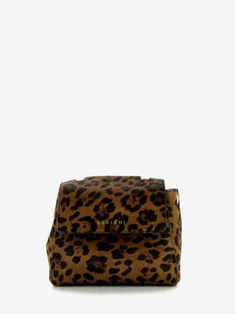 Orciani Borsa Sveva mini in cavallio leopard