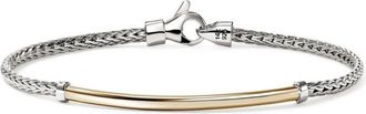 John Hardy 14kt gold JH Essential bracelet - women - Sterling Silver/14kt Gold - M