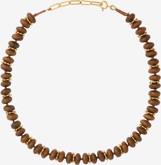 Tityaravy Halskette aus Holzperlen Zuri