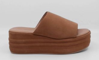 Free People Womens Harbor Flatform Sandals In Tan