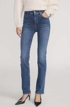 Frame Denim The Pencil High Waist Slim Straight Leg Jeans in Foxley at Nordstrom Rack, Size 24