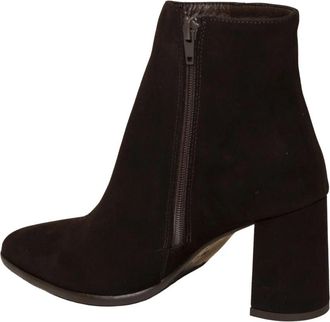 Albano Heeled Boots - Dames - Laarzen met Hak - Bruin - 41 EU - Leer - Schoenen